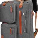 MOLNIA 3 in 1 Laptop Backpack, 17.3 inch Computer Bags for Men, Laptop Backpack for Men, for Travel Bussiness School Men Women, Dark grey