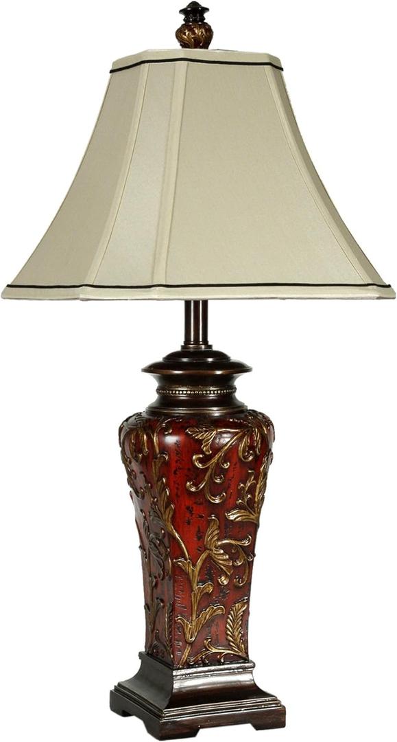 Table Lamp, Crimson
