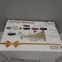 Homemate Electric Heated Blanket King Size - 100"x90" Heating Blanket King Size Dual Control 1/2/4/6/8 Hours Auto-Off 10 Heat Level Over-Heat Protection Soft Flannel Sherpa, Blue, Striped