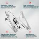 FINDAUTO Power Window Regulator Front Left Driver Side with Motor fits for 2002-2006 for Nissan for Altima 807218J000 807318J015 741-906