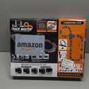 Slot Car Race Track Sets with 4 Slot Cars, Electric Race Car Track Include Slope Circular Overpass Track, Dual Racing Game Featuring Flash Bridge and Pendulum, Gifts Toys for Boys Kids Age 6 7 8-12