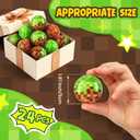 24 Pcs Pixel Themed Stress Balls, 1.97" Sensory Fidget Toys for Party Gifts | Anxiety Relief Fidget Exercise Sensory Squeeze Toys for Classroom Prizes, Goodie Bag Stuffers, and Party Gifts