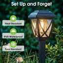 Greluna Solar Pathway Lights Outdoor 10 Pack, Auto On/Off Waterproof Solar Garden Lights, Energy Saving LED Landscape Outside Lights for Yard, Walkway, Patio & Driveway Decor