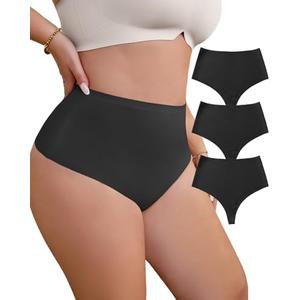 USEASY Shapewear Tummy Control Underwear For Women High Waisted Compression shapewear Lightweight Control Panties L