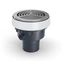 EZ-PV2-R6-SS - EZ PVC Slab on Grade Drain with 6" Stainless Steel Strainer and 2" x 3" Outlet