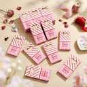Tinlade 50 Pcs Valentines Day Gifts for Kids Classroom Mini Colored Pencils Bulk 3.5'' Coloring Drawing Pencil Valentine's Exchange Gift for School Valentines Day Party Favors for Boys Girls