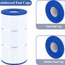 Cryspool 08046 Filter Compatible with Hayward C900, CX900RE, C-900, PA90, Posi-Clear PXC-95, C-8409, Ultral-B6, PP-B6, FC-1292, 90 Sq. Ft Pool Filter Cartridge, 1 Pack