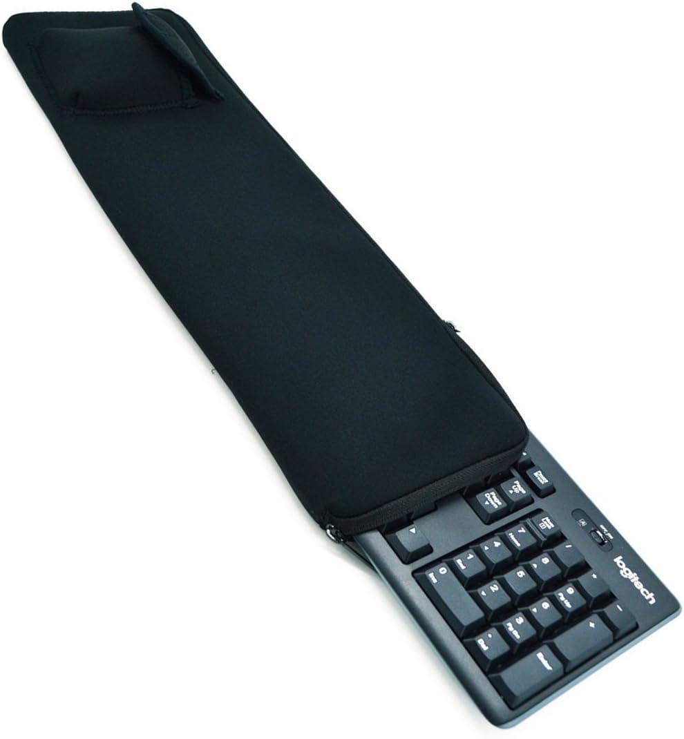 Neoprene Carrying Case Portable Protection Sleeve Cover Pouch Bags for Logitech MK270 Wireless Keyboard and Mouse Combo for Windows, QWERTY (for Logitech MK270)