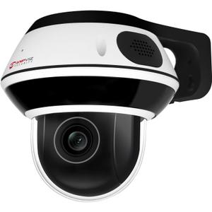 Anpviz UltraHD 4K 8MP PTZ POE IP Camera Outdoor with 5X Optical Zoom, 1/2.8" Sensor Dome Security IP Camera, Two-Way Audio, Human Vehicle Detection, 512GB SD Slot, 100ft IR Night Vision (U Series)