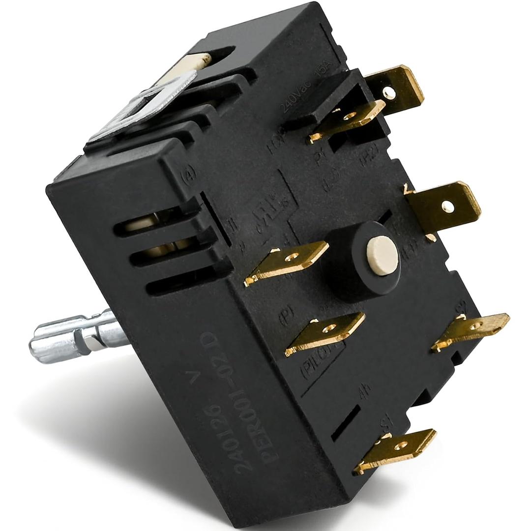 DG44-01006A Range Surface Element Switch Compatible with Samsung DG44-01006A Range Regulator-Outer, Replaces Parts: PER001-02 D, OEM Quality, Fit for NE58F9710WS NE59J7630SG NE59J7630SS etc.