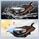 2PCS Driver and Passenger Side Headlamp Assembly Replacement for Toyota Corolla L/LE/LE Eco 2017-2019 Headlights
