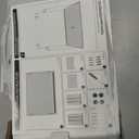 3-Tier Paper Organizer for Desk, Adjustable Mail Organizer, White