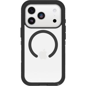OtterBox iPhone 17 Pro Defender Series Pro XT Clear Case - Dark Side - Black - Tough, Rugged & Durable iPhone Case, Snaps on MagSafe