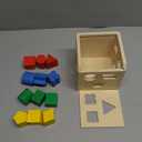 Melissa & Doug Shape Sorting Cube - Classic Wooden Toy With 12 Shapes