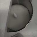 Eywamage Smoke Grey Glass Flameless Pillar Candles with Remote, Flickering LED Battery Candles Table Decor Set of 3 (Gray)