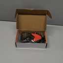 Cordless Wrist Hand Heating Pad Massage for Pain Relief, Rechargeable Heated Wrist Brace for Carpal Tunnel, Red Light Therapy Heated Wrist Massager Wrap for Arthritis, Black