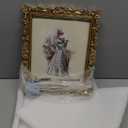 GUOER 8x10 Picture Frames Vintage Photo Frame with Glass Front Antique Picture Frame for Tabletop Wall Hanging (8x10, Shiny Golden)