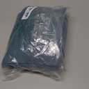 NICETOWN 30 inch Length Curtains Valances - Blackout Thermal Insulating Drapes for Office Bathroom Kitchen Basement Cafe RV Camper Windows Blinds (Greyish Blue, 34 by 30 Inch Long, 2 Pcs)