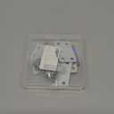 QSJ 12 Pack Flat Mending Plate, Metal Bracket, Stainless Steel Brace 2.36 x 1.49'', Fixing Joining Plate for Wood with 48PCS Screws, 1x Screwdriver., Black