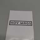 2 - California CA - 2022 Removable Permit Magnets - New! Updated V2.0 Design, No Logos, Stronger Magnet, Fit - Attach Your Decal to EV - Does Not Include State Sticker, Black, HOVMAGS00105