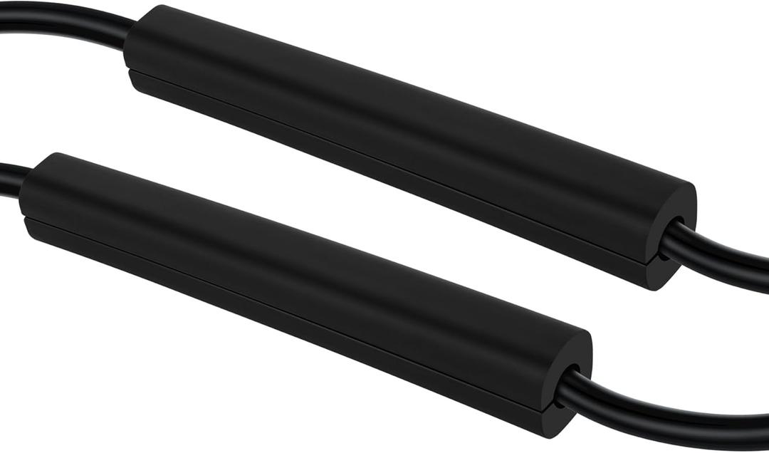 EV Charger Cable Protector Garage Door Pass Through Electric Vehicle Car Charging Cable Protector with Heavy-Duty Rubber, ID 19mm, Compatible for Tesla Charging Cable or Various Cable Type(2PK)