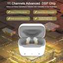 Not Amplifier True Hearing Aids for Seniors Invisible Rechargeable with Hearing Loss 11 Channel Noise Cancelling Small Discreet In Ear Easy to Use Comfort Fit