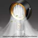 Smoke Purifier For Smoking Indoors,Portable Exhaust Fan and Washable Smoke Filter for Indoor BBQ,Hot Pot, Range Hood