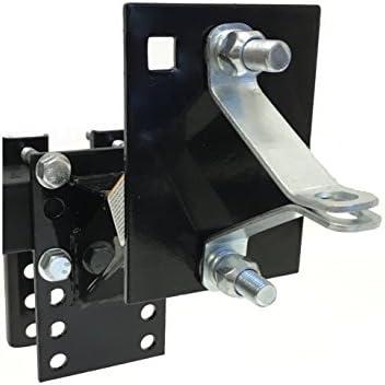 MaxxHaul 80071 Powder Coat Black Trailer Spare Carrier with Tire Locking Bracket