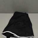 HEYTALALA Tankini Swimsuits with Skirt - Two Piece Tummy Control Bathing Suit Wrap Swimwear 2025 Color Block Swimdress (Medium, Black)