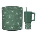 BKBY Glitter Higher Boot, Compatible with Sinple Midern 24/30/40 oz Tumbler with Handle/Trek Pivott, Anti-Scratch Protective Sleeve Bottom Bumper for Sinple Midern Tumbler with Handle