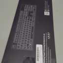 Womier Low Profile Keycaps for Mechanical Keyboard, Black Shine Through Keycaps, PBT Keyboard Key caps 60% 65% 75% 96% 100% for Cherry Gateron MX Switches, Black Backlight