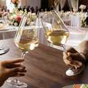 Anniversary Wine Glasses Gifts Set of 2 Gold Print with 'Hubby' and 'Wifey' Bride and Groom Wedding Glass Gift for Couples or Parents (EXP 01/01/26)