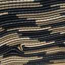 SAND MINE Waterproof Outdoor Rug 5x8 ft, Plastic Reversible Rug, Modern Area Rug, Large Floor Mat for Outdoors, RV, Patio, Backyard, Deck, Picnic, Beach, Camping, Black & Beige