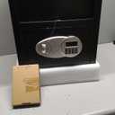 2.6 Cuft Depository Safe for Business with Quick Place Drop Slot, Cash Drop Safes with Digital Combination LCD Display and Anti-Fishing, Security Drop Safe for Cash, Mail, Checks, Document