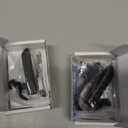 [2 Pack] Bluetooth Earpiece Wireless Handsfree Headset V5.0 24 Hrs Driving with Mic 60 Days Standby Bluetooth Headset for iPhone Android Samsung Driver (Black)