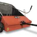 Agri-Fab 45-0492 44" Tow-Behind Lawn Sweeper, 28 cu. ft Hopper Bag Capacity; Leaf & Grass Catcher, with Adjustable Brush Height and Dump From Seat Handle