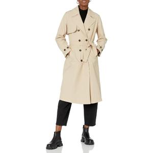 The Drop Women's Noa Trench Coat, Hummus, Small