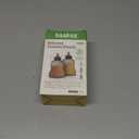 Haakaa Yummy Pouch Reusable Baby Food Pouch, Baby Food Storage Kids Squeezable Pouch, Washable Freezer - Make Homemade Organic Food for Babies/Toddlers, 4oz, 2 Pack,6m+ (Grey)