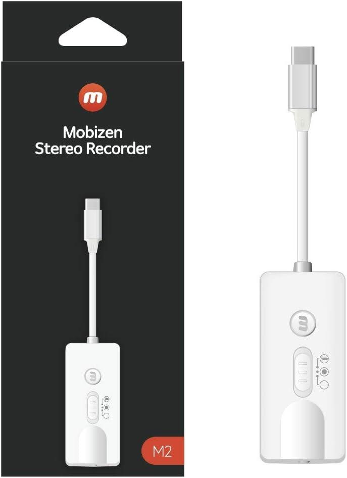 All New Upgraded Mobizen Stereo Recorder (M2) - World's First Internal Sound Recording Device for Android Phones and Tablets Only
