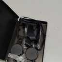 DELSWIN Heavy Duty Retractable Lanyard - Breakaway Lanyards for ID Badges Keys, Retractable Keychain with Upgraded Carabiner, Key Ring, and 2-Card Thumb-Slot Badge Holder, 8 oz Retraction (Matte Black - Lanyard)