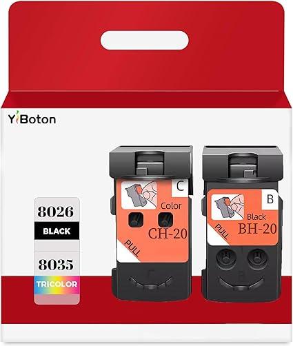 BH20 CH20 Printhead Replacement for Canon G7020 G6020 G5020 G1220 G1230 G2260 G2270 G3260 G3262 G3270 and G4270 MegaTank Allinone Printer Head Ink cartridges 8026 8035 Set Combo Pack