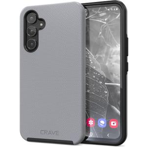 Crave for Samsung Galaxy A54 Case, Shockproof Protection Dual Layer Case for Galaxy A54 (6.4 inch) - Slate