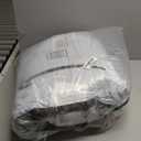 FinRec 5x7 Washable Area Rugs for Bedroom Living Room, Low Pile Thin Rug Solid Color, Non-Slip Carpet Indoor for Home Decor (Grey)