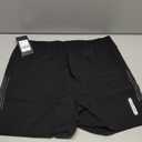 Men's Athletic Shorts Quick Dry Workout Shorts 7"/ 5"/ 9" Lightweight Hiking Linerless (XX-Large, Black)