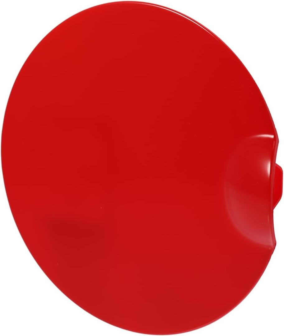 X AUTOHAUX 4L3Z-99405A26-EAA Fuel Tank Cover Door Fuel Tank Cover Replacement Accessories for Ford F-150 2004-2008 for Lincoln Mark LT 2006-2008 Red