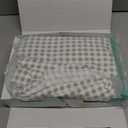 kisswish Gingham Duvet Cover Queen Size, 3 Pieces Soft Breathable Microfiber Plaid Comforter Cover with Zipper Closure & 2 Pillow Shams, Ruffle Farmhouse Vintage Decor, Sage Green