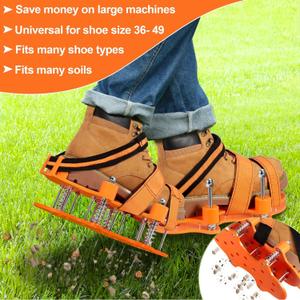 MAGTSMEI Manual Lawn Aerators,Orange
