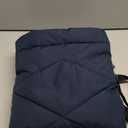 Rollup Camping Outdoor Dog Bed,Portable Dog Travel Mat with Carry Handles for Medium Large Dogs Waterproof Washable Pet Pad,42 * 28Dark Blue