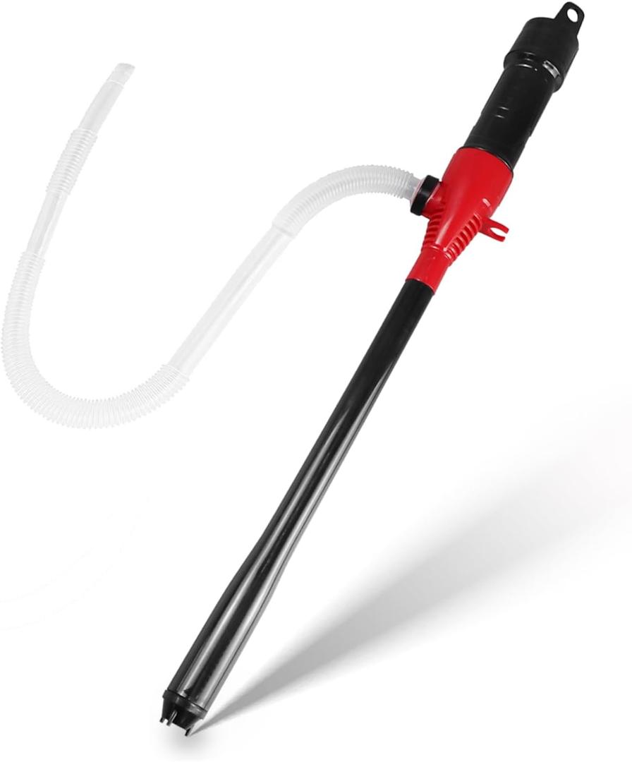 Fuel Transfer Pump -Battery Operated Gas Pump - Liquid Transfer Pump for Water Kerosene Gasoline Pump - Battery Powered Water Pump, 2.2 Gallon per Min (RD)