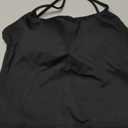 Women's Criss Cross Scoop Neck Spaghetti Strap Fitted Camisole Tops Large